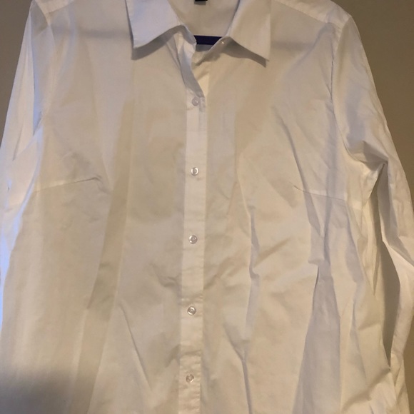 Zac & Rachel White Button Down Blouse - Picture 2 of 6